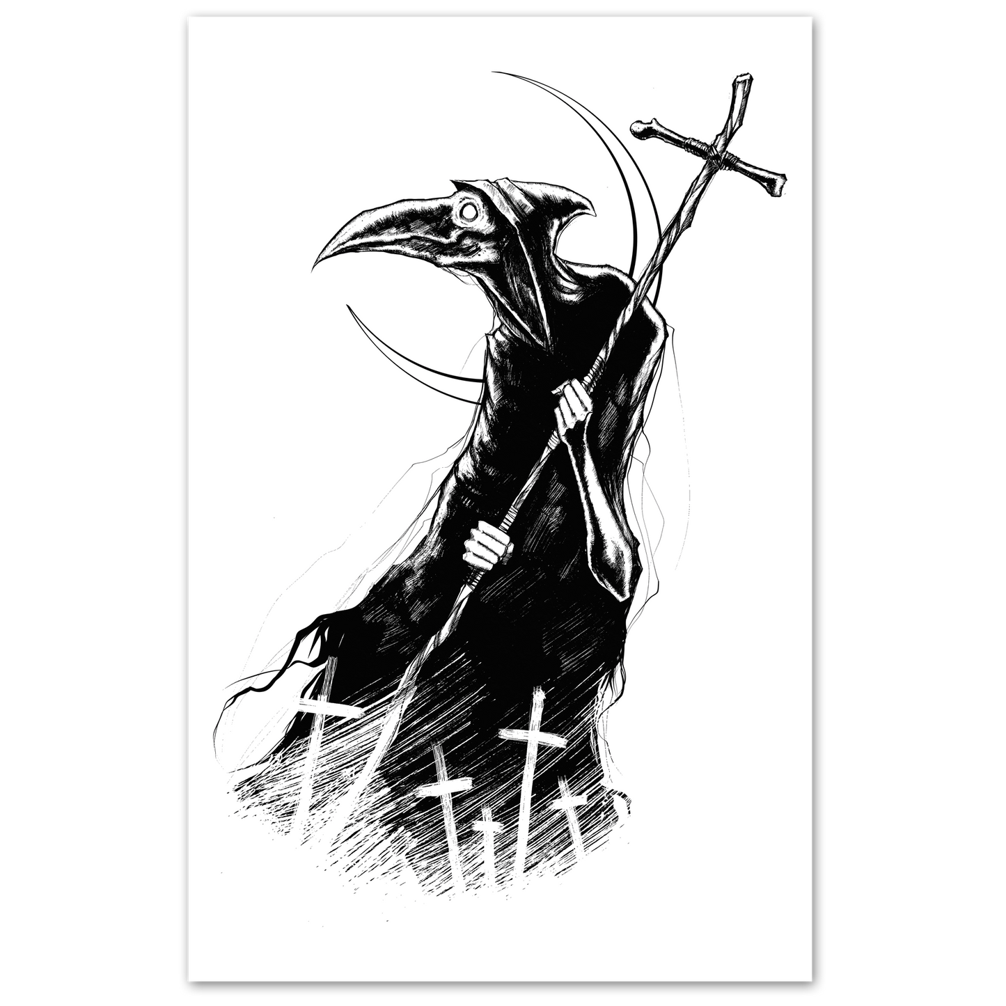 Born To Bury Print