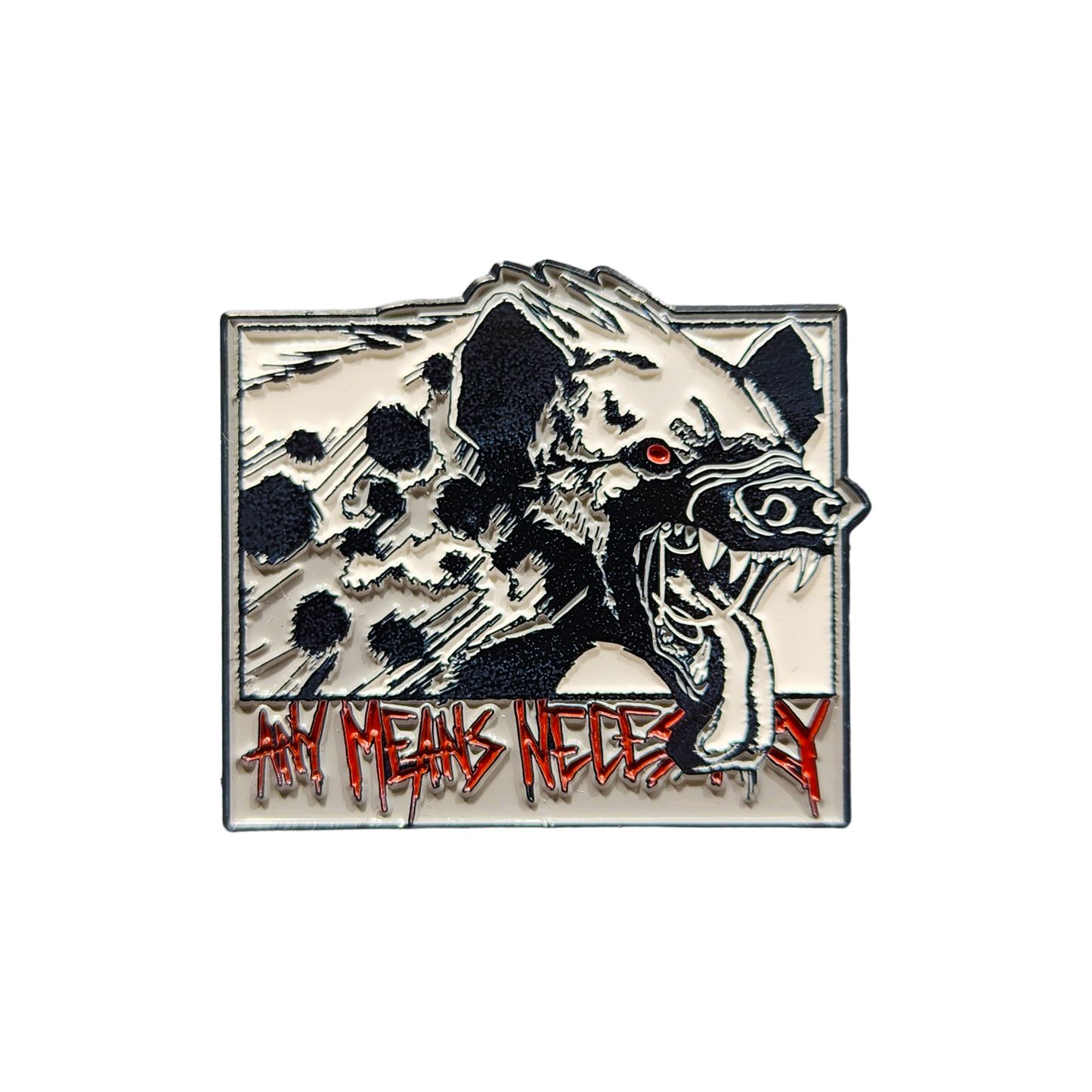 Snarl Enamel Pin