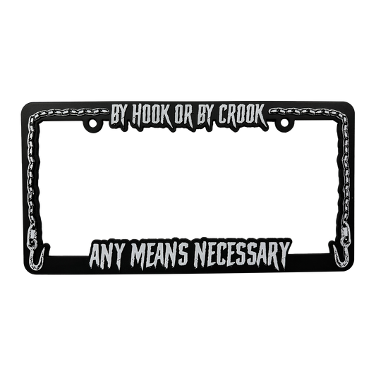 By Hook License Plate Holder