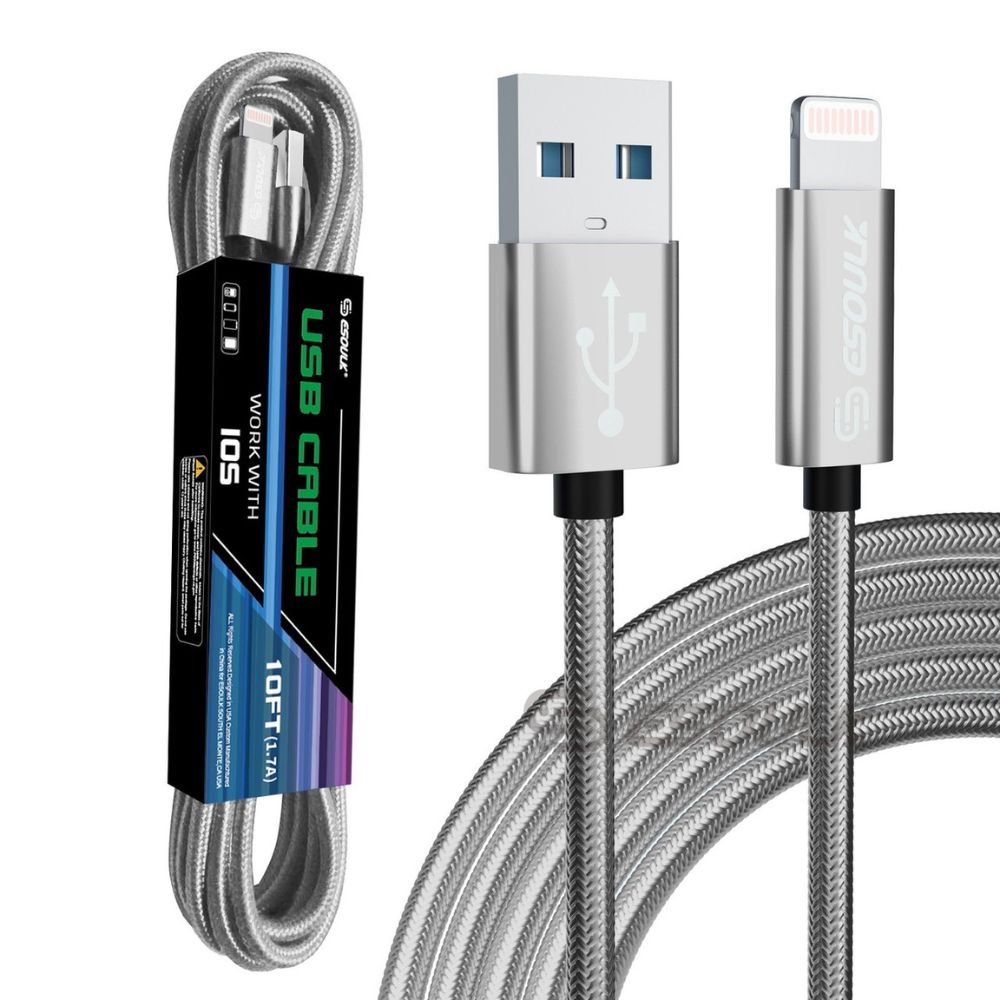 10FT Fast Charging USB Cable for iPhone XS, XR & XS Max